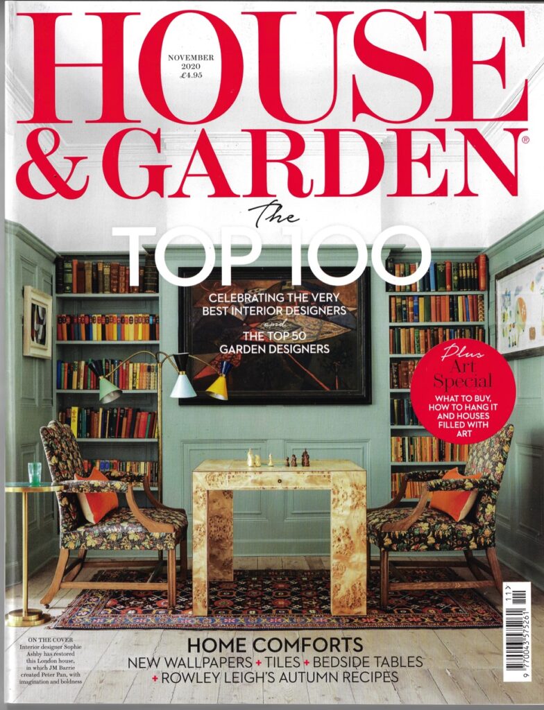 house and garden magazine front cover